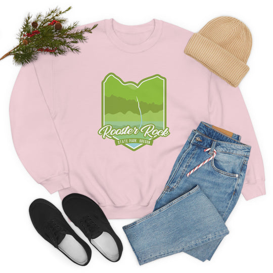 Rooster Rock State Park - Oregon Unisex Heavy Blend Crewneck Sweatshirt