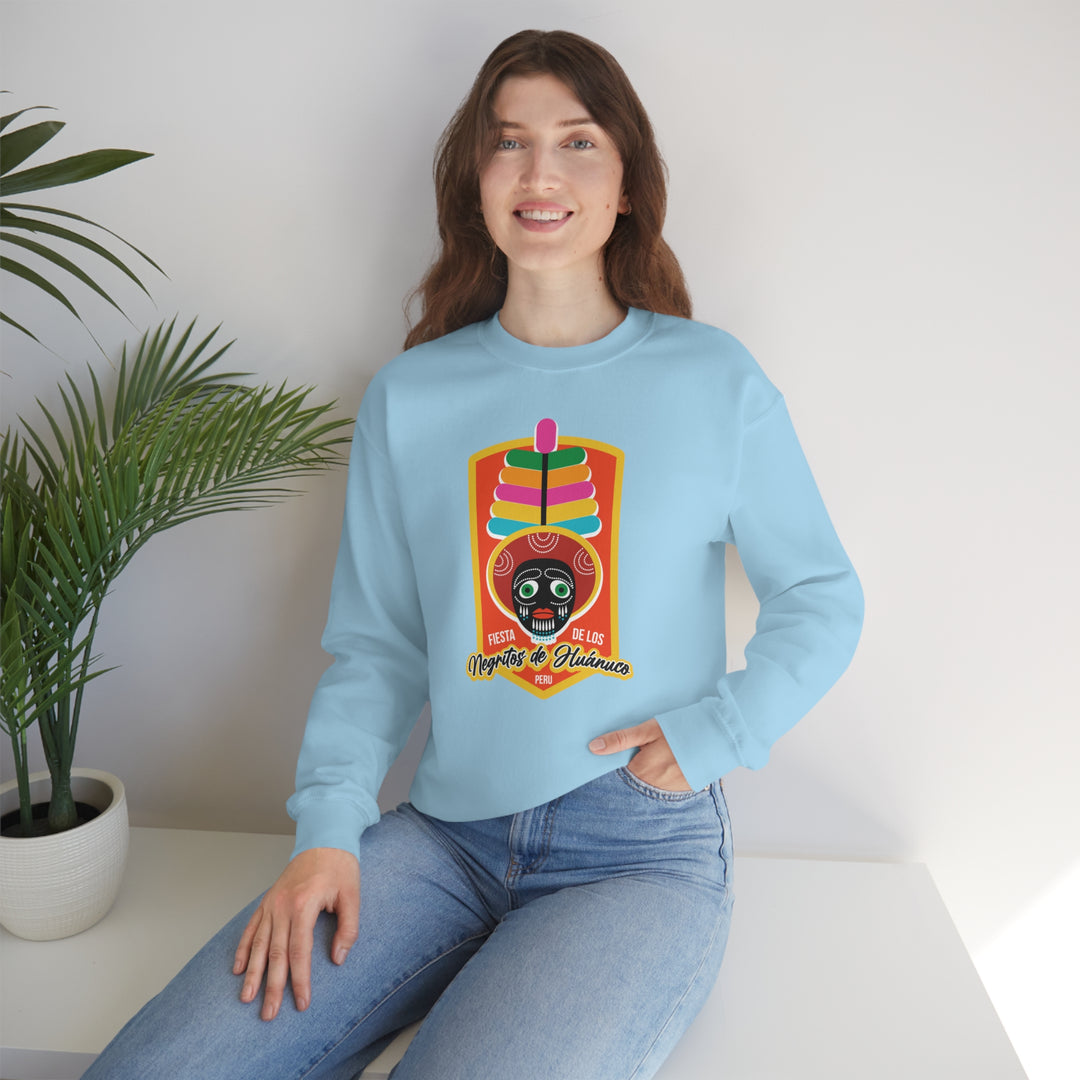 Fiesta de los Negritos de Huanuco - Peru Unisex Heavy Blend Crewneck Sweatshirt