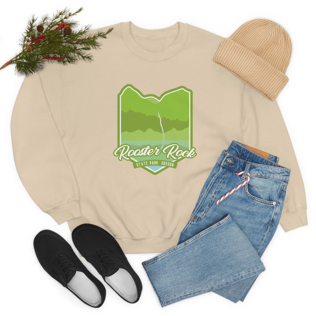 Rooster Rock State Park - Oregon Unisex Heavy Blend Crewneck Sweatshirt