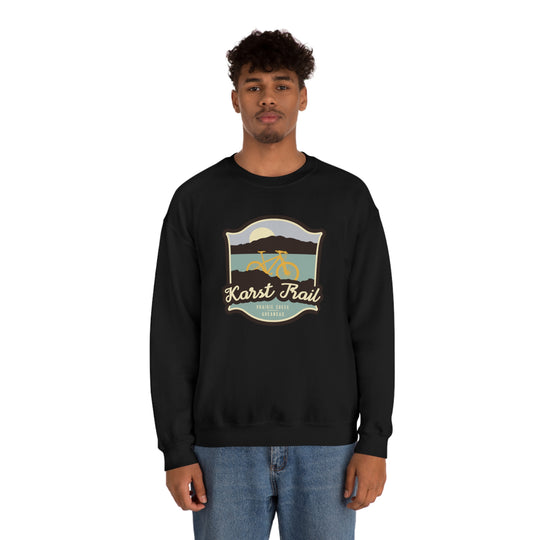 Karst Trail - Prairie Creek, Arkansas Unisex Heavy Blend Crewneck Sweatshirt