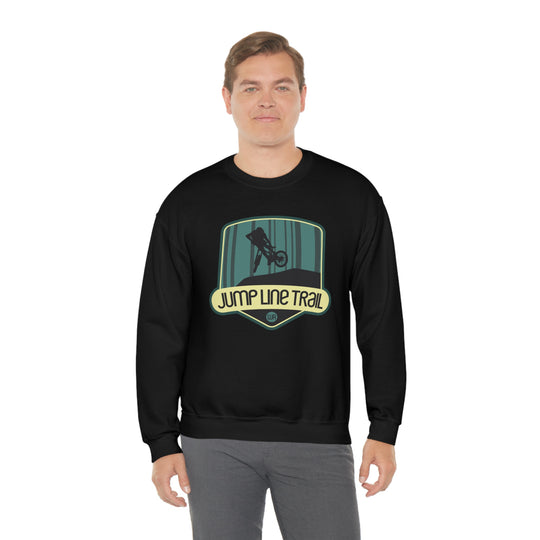 Jump Line Trail - Washington Unisex Heavy Blend Crewneck Sweatshirt