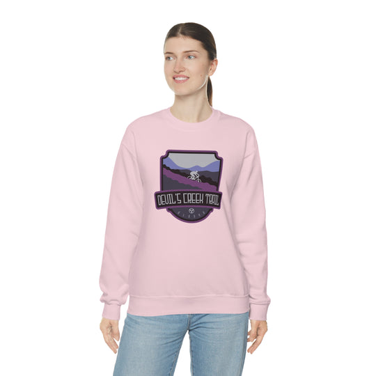 Devil's Creek Trail - Alaska Unisex Heavy Blend Crewneck Sweatshirt