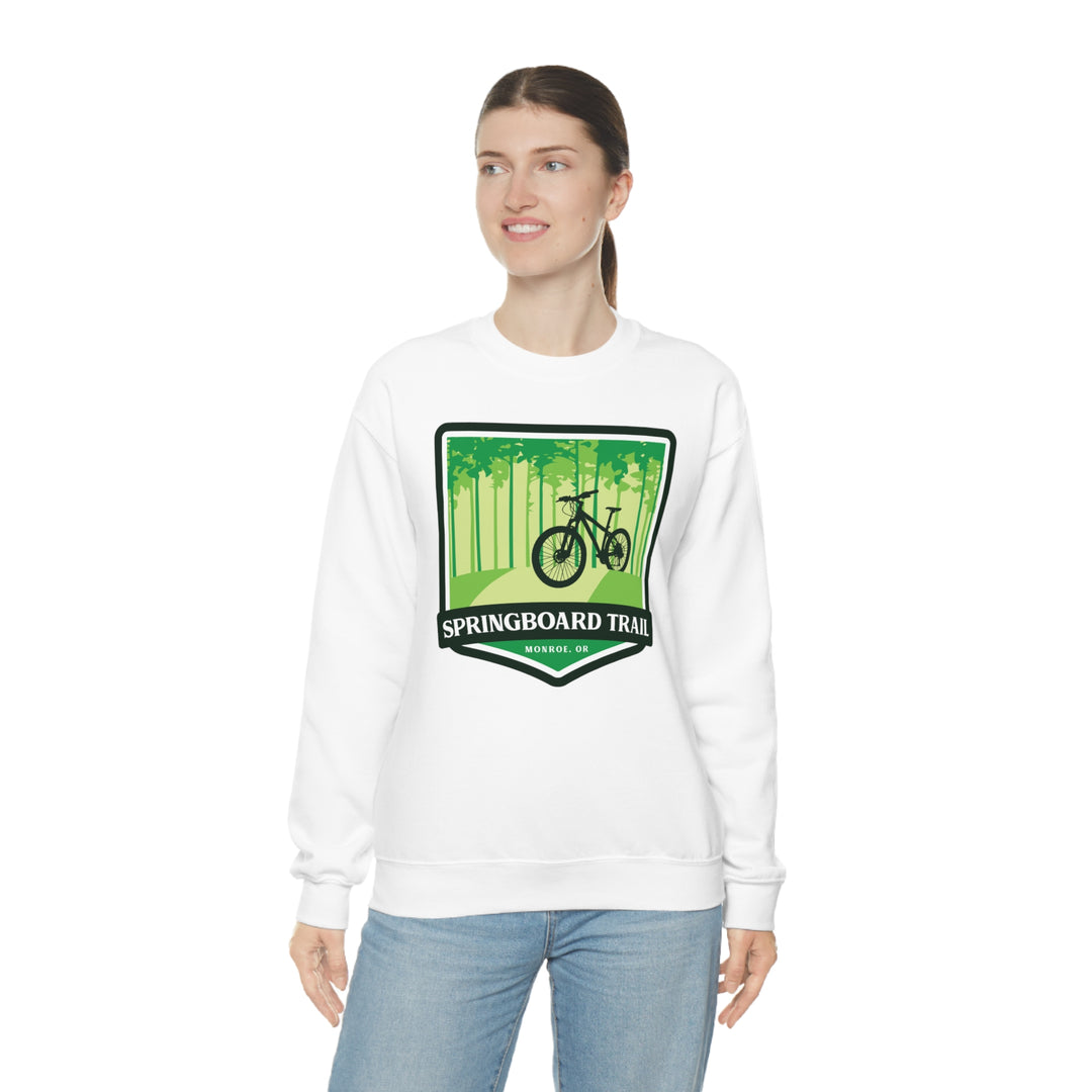 Springboard Trail - Monroe, Oregon Unisex Heavy Blend Crewneck Sweatshirt