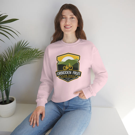 Forbidden Fruit Flow Trail - Sun Valley, Idaho Unisex Heavy Blend Crewneck Sweatshirt