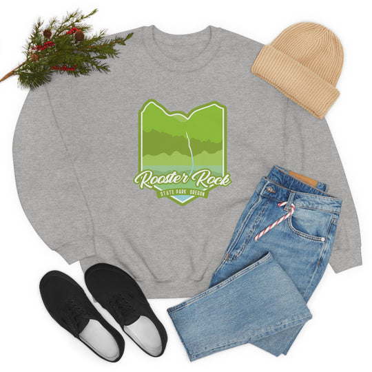 Rooster Rock State Park - Oregon Unisex Heavy Blend Crewneck Sweatshirt