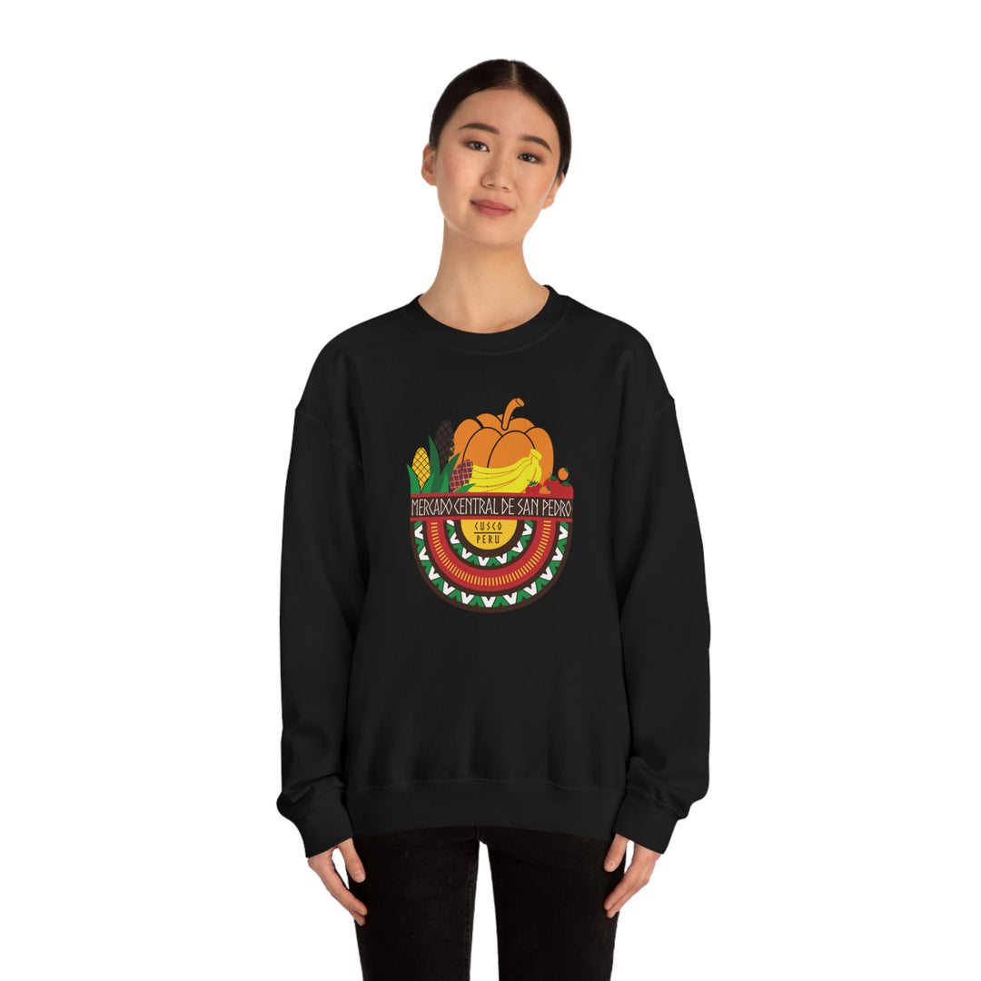 Mercado Central de San Pedro - Cusco, Peru Unisex Heavy Blend Crewneck Sweatshirt