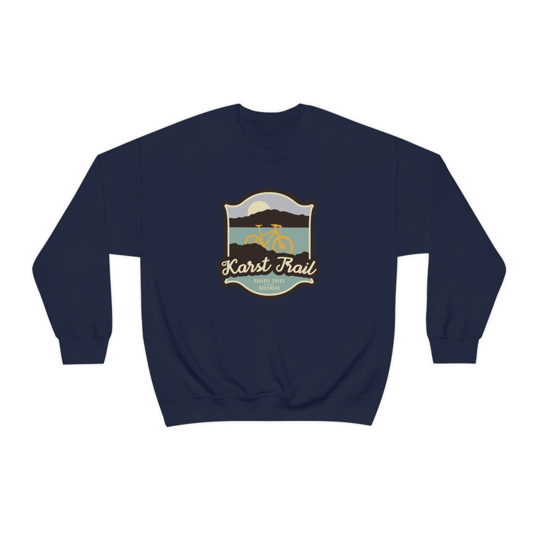 Karst Trail - Prairie Creek, Arkansas Unisex Heavy Blend Crewneck Sweatshirt