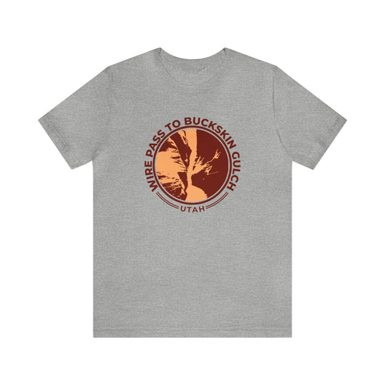 Wire Pass to Buckskin Gulch Short-Sleeve Unisex T-Shirt hiker gift - Utah