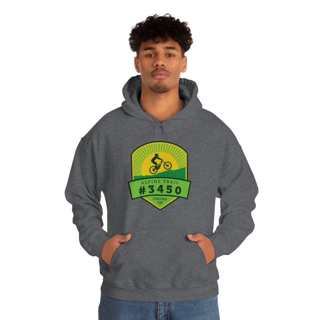 Alpine Trail #3450 - Oakridge, Oregon Unisex Heavy Blend Hooded Sweatshirt