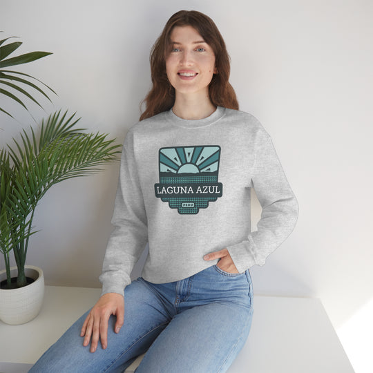 Laguna Azul - Peru Unisex Heavy Blend Crewneck Sweatshirt