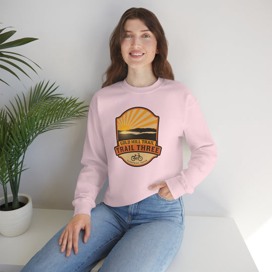 Gold Hill Trail (Trail 3) - Sandpoint, Idaho Unisex Heavy Blend Crewneck Sweatshirt