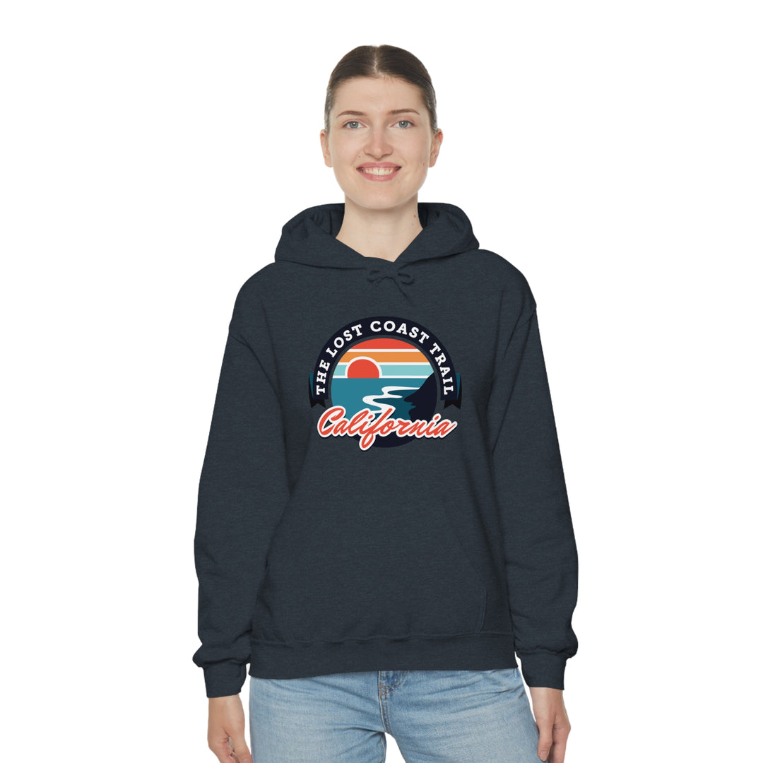 The Lost Coast Trail Unisex Heavy Blend Hoodie Sweatshirt - California, USA hiker gift