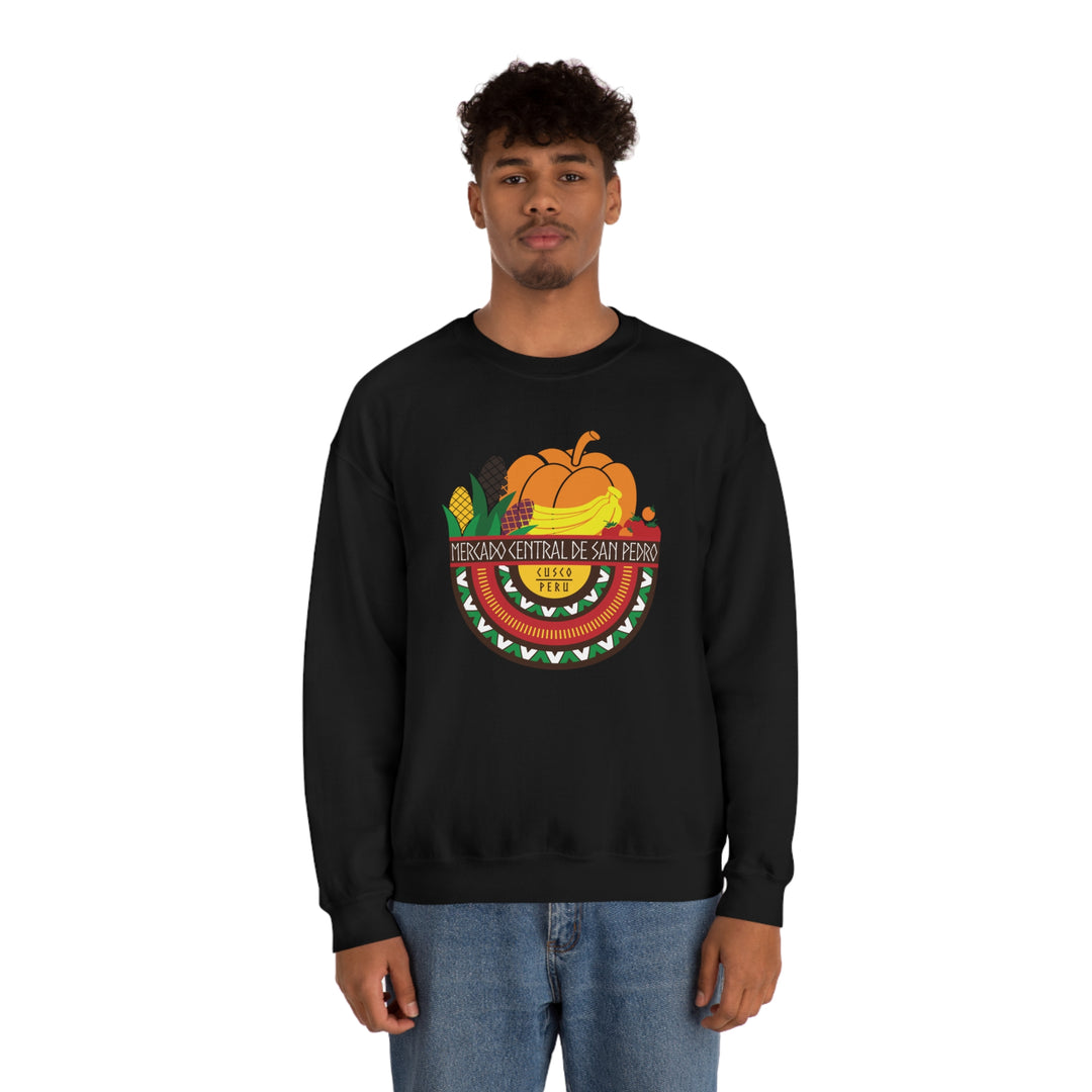 Mercado Central de San Pedro - Cusco, Peru Unisex Heavy Blend Crewneck Sweatshirt