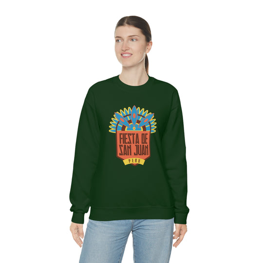 Fiesta de San Juan - Peru Unisex Heavy Blend Crewneck Sweatshirt