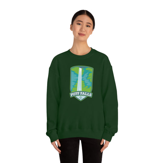 Puff Falls - Oregon Unisex Heavy Blend Crewneck Sweatshirt