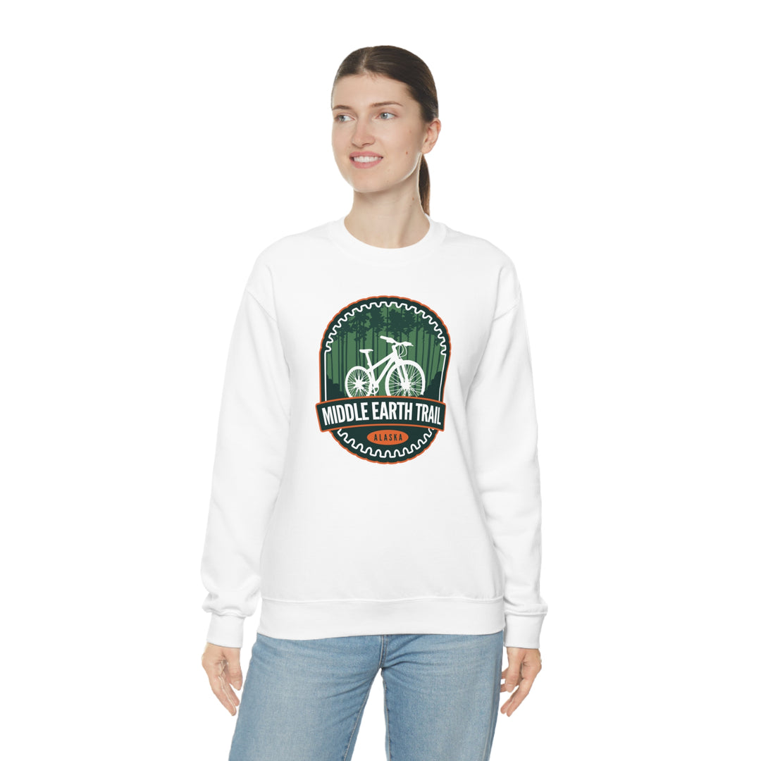 Middle Earth Trail - Alaska Unisex Heavy Blend Crewneck Sweatshirt