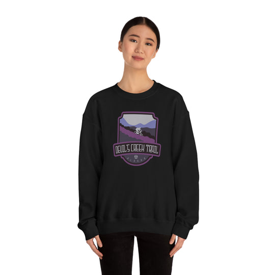 Devil's Creek Trail - Alaska Unisex Heavy Blend Crewneck Sweatshirt