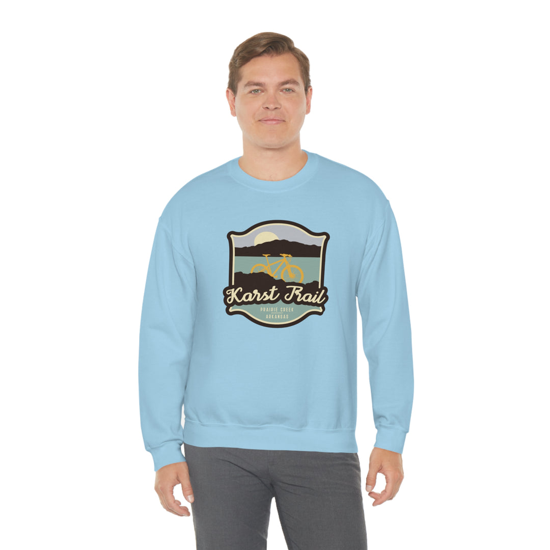 Karst Trail - Prairie Creek, Arkansas Unisex Heavy Blend Crewneck Sweatshirt