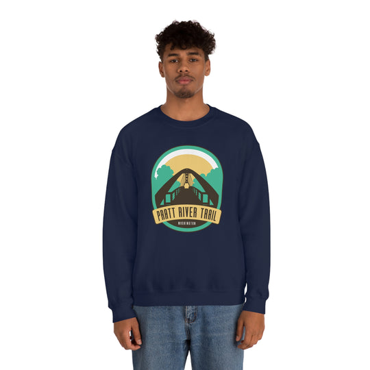 Pratt River Trail - Washington Unisex Heavy Blend Crewneck Sweatshirt