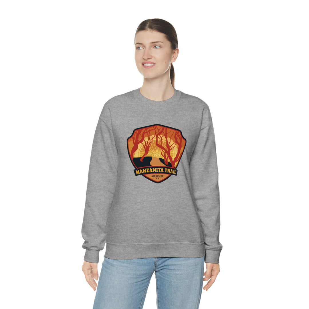 Manzanita Trail - Woodside, California Unisex Heavy Blend Crewneck Sweatshirt