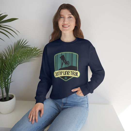 Jump Line Trail - Washington Unisex Heavy Blend Crewneck Sweatshirt