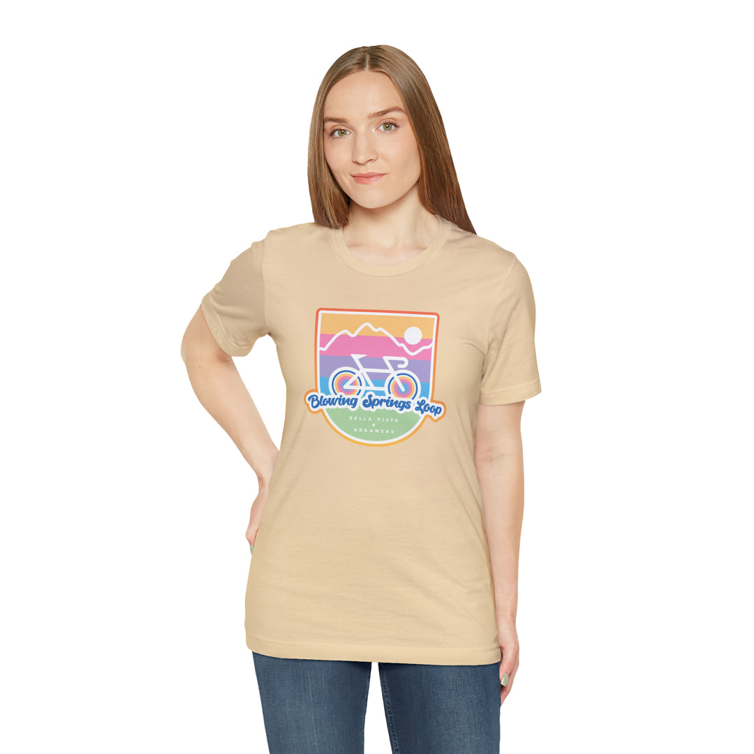 Blowing Springs Loop - Bella Vista, Arkansas Unisex Jersey Short Sleeve Tee - Gift for hikers