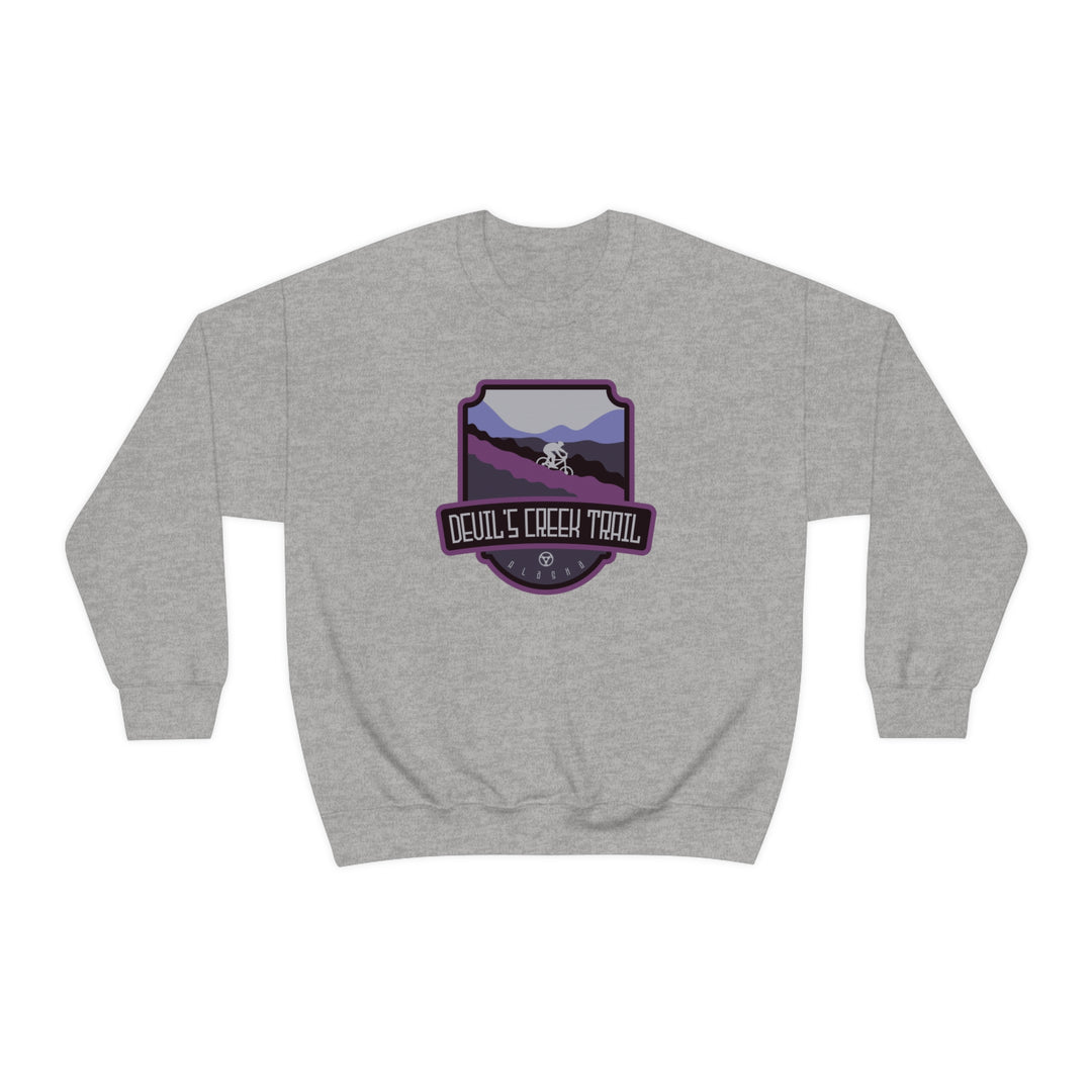 Devil's Creek Trail - Alaska Unisex Heavy Blend Crewneck Sweatshirt