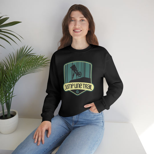 Jump Line Trail - Washington Unisex Heavy Blend Crewneck Sweatshirt