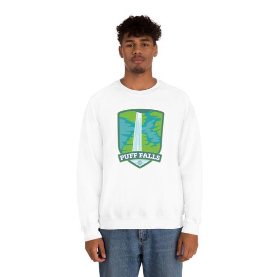 Puff Falls - Oregon Unisex Heavy Blend Crewneck Sweatshirt