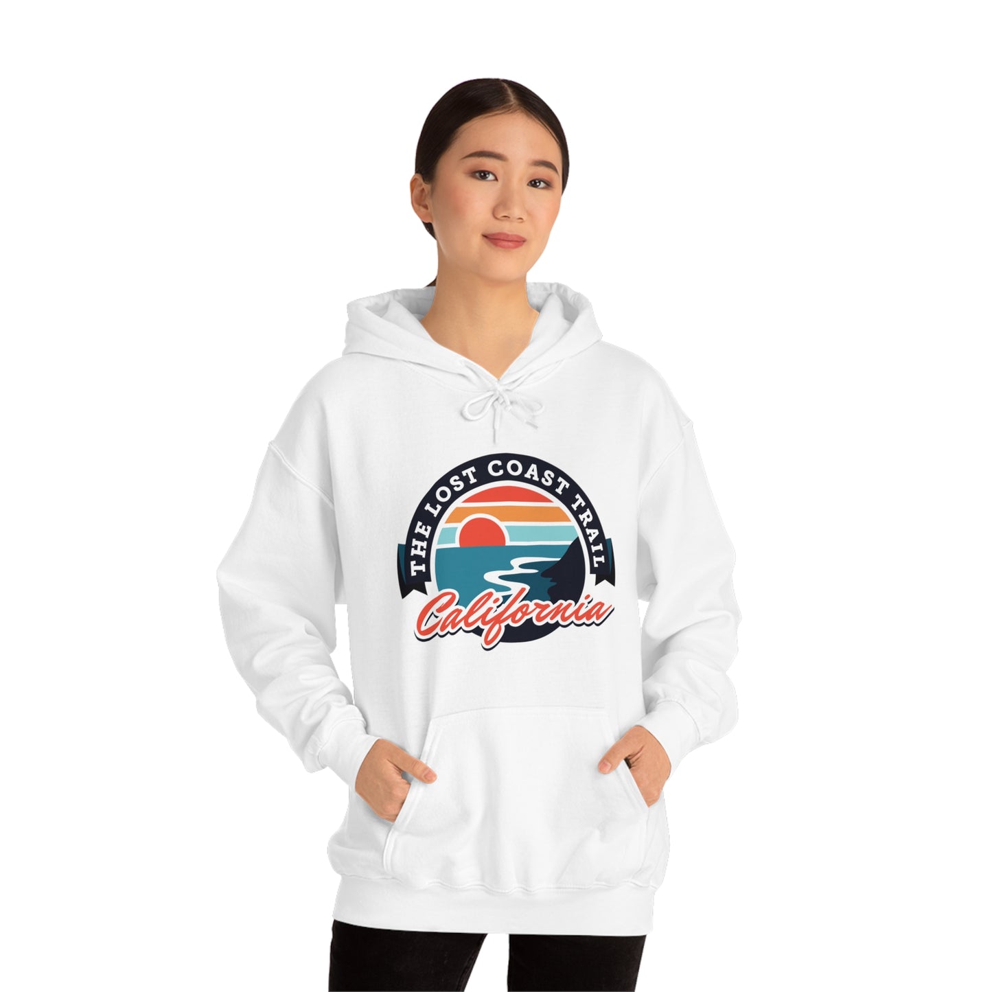 The Lost Coast Trail Unisex Heavy Blend Hoodie Sweatshirt - California, USA hiker gift