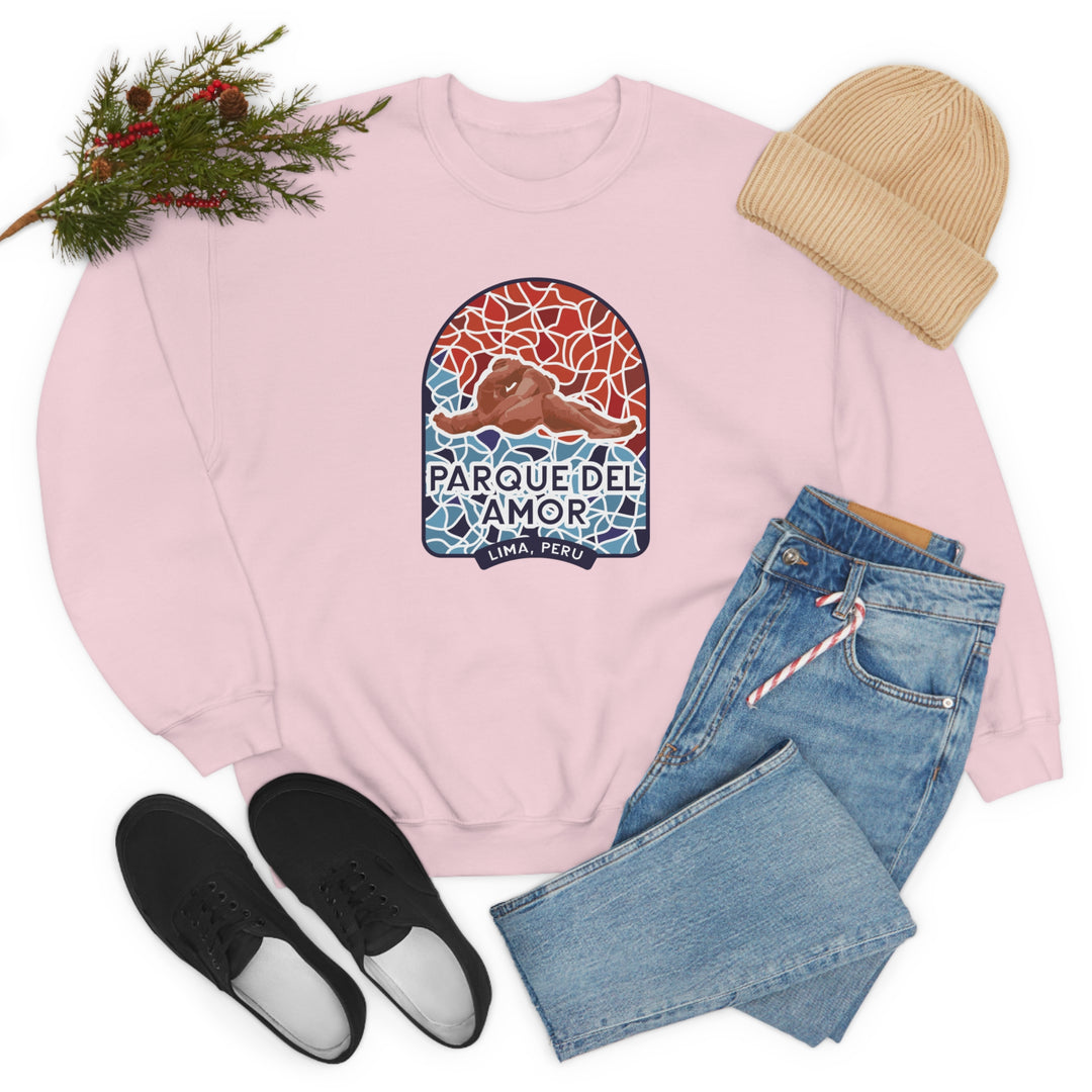 Parque del Amor - Lima, Peru Unisex Heavy Blend Crewneck Sweatshirt