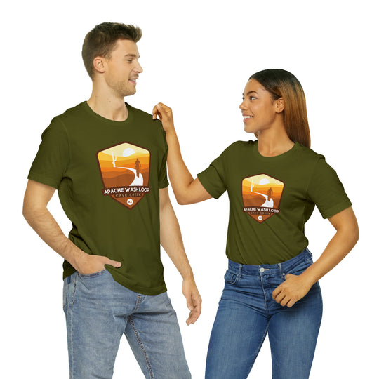 Apache Wash Loop - Cave Creek, Arizona Unisex T-Shirt hiker gift - Utah