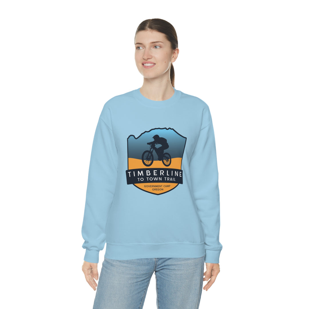 Timberline to Town Trail - Government Camp, Oregon Unisex Heavy Blend Crewneck Sweatshirt