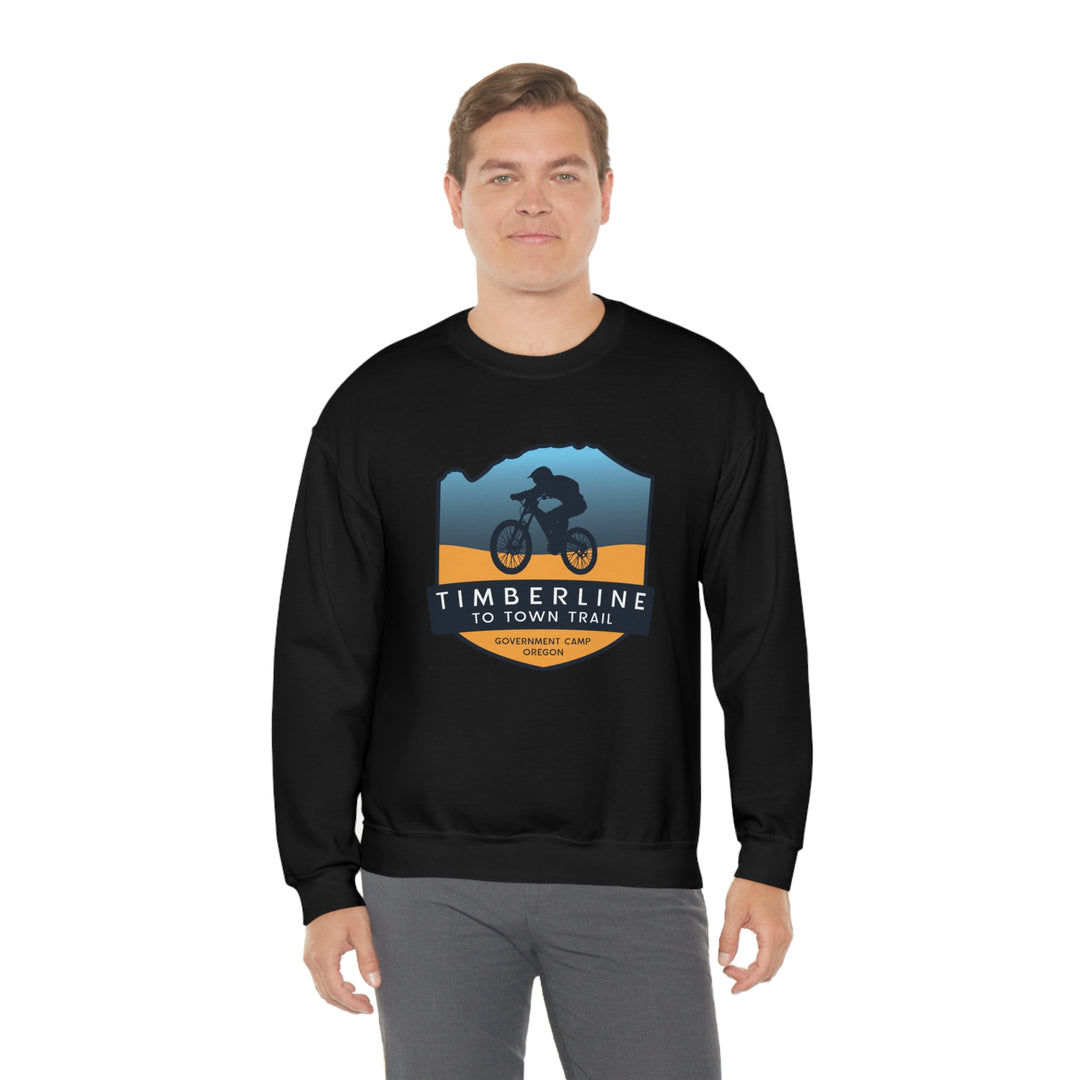 Timberline to Town Trail - Government Camp, Oregon Unisex Heavy Blend Crewneck Sweatshirt