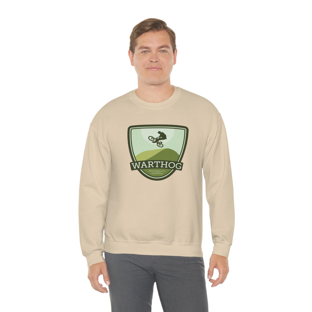 Warthog - Bentonville, Arkansas Unisex Heavy Blend Crewneck Sweatshirt