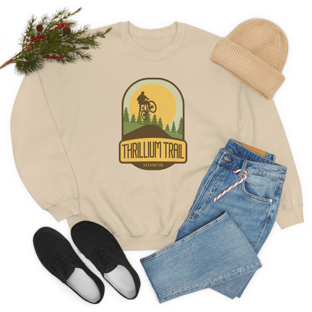 Thrillium Trail - Washington Unisex Heavy Blend Crewneck Sweatshirt