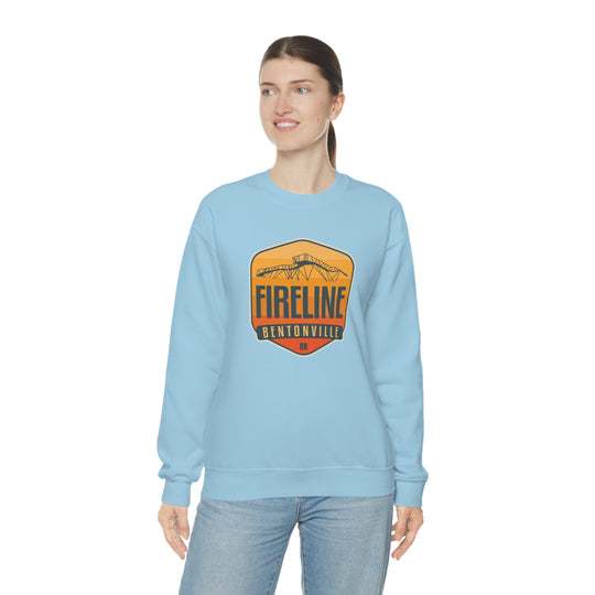 Fireline - Bentonville, Arkansas Unisex Heavy Blend Crewneck Sweatshirt