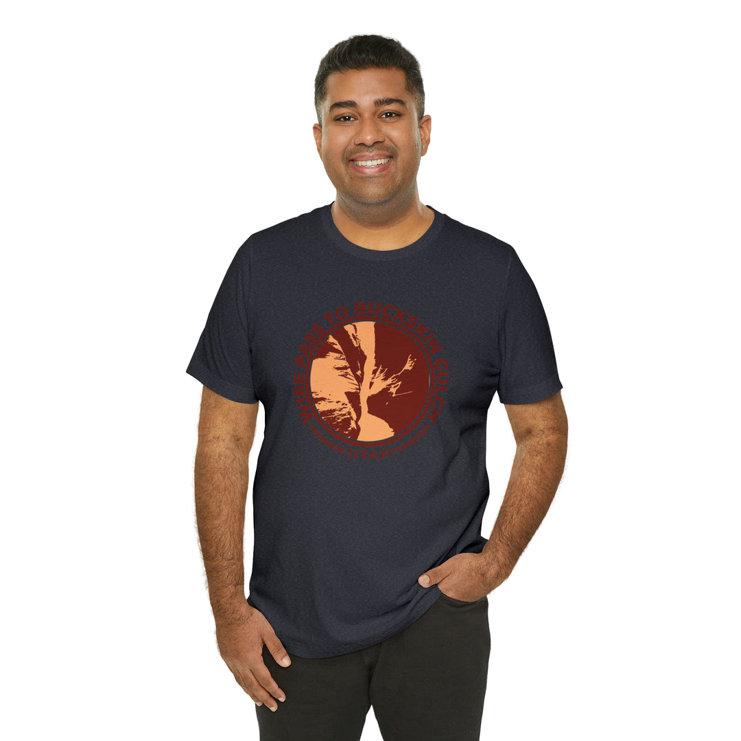 Wire Pass to Buckskin Gulch Short-Sleeve Unisex T-Shirt hiker gift - Utah