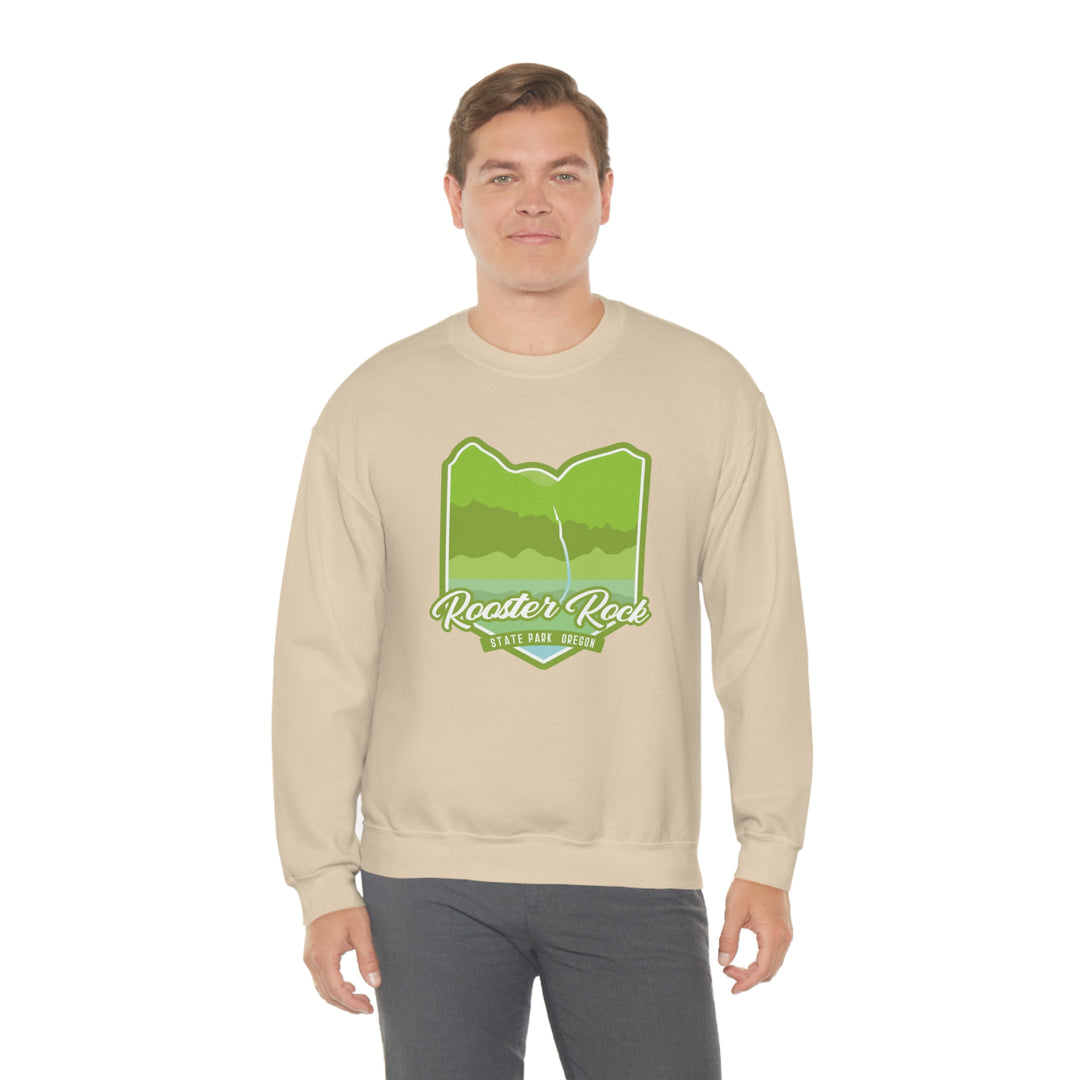 Rooster Rock State Park - Oregon Unisex Heavy Blend Crewneck Sweatshirt