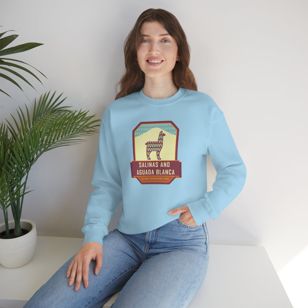 Salinas and Aguada Blanca National Reservation - Peru Unisex Heavy Blend Crewneck Sweatshirt