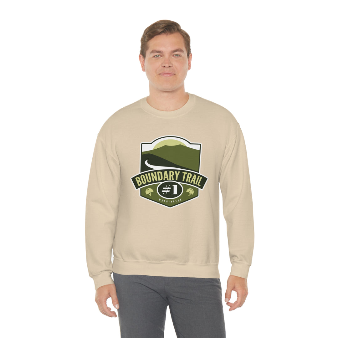 Boundary Trail #1 - Washington Unisex Heavy Blend Crewneck Sweatshirt