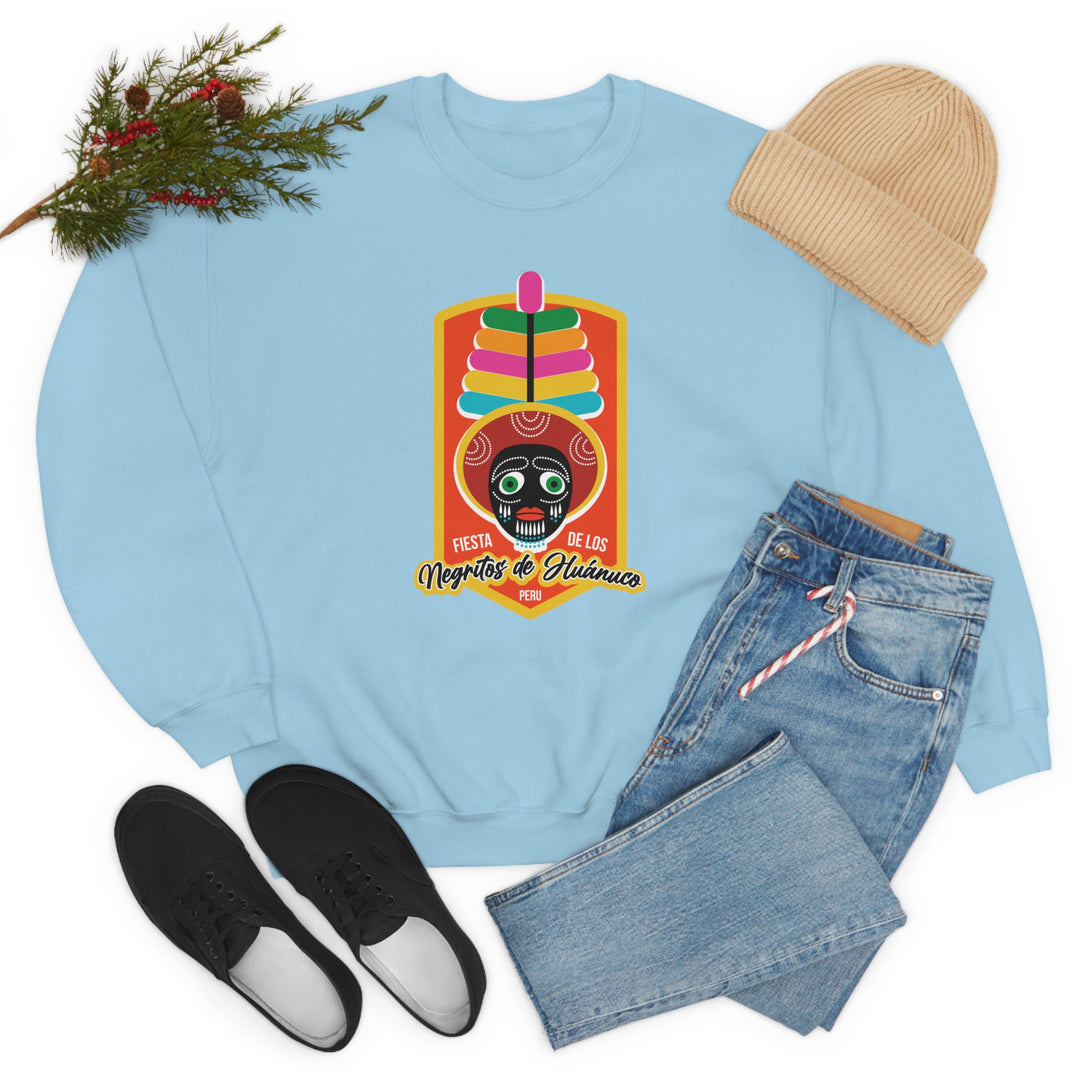 Fiesta de los Negritos de Huanuco - Peru Unisex Heavy Blend Crewneck Sweatshirt