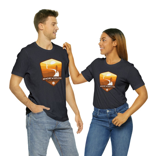 Apache Wash Loop - Cave Creek, Arizona Unisex T-Shirt hiker gift - Utah