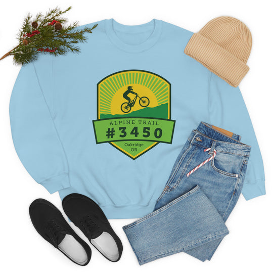 Alpine Trail #3450 - Oakridge, Oregon Unisex Heavy Blend Crewneck Sweatshirt