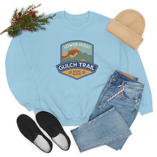 Lower Hulls Gulch Trail - Boise, Idaho Unisex Heavy Blend Crewneck Sweatshirt