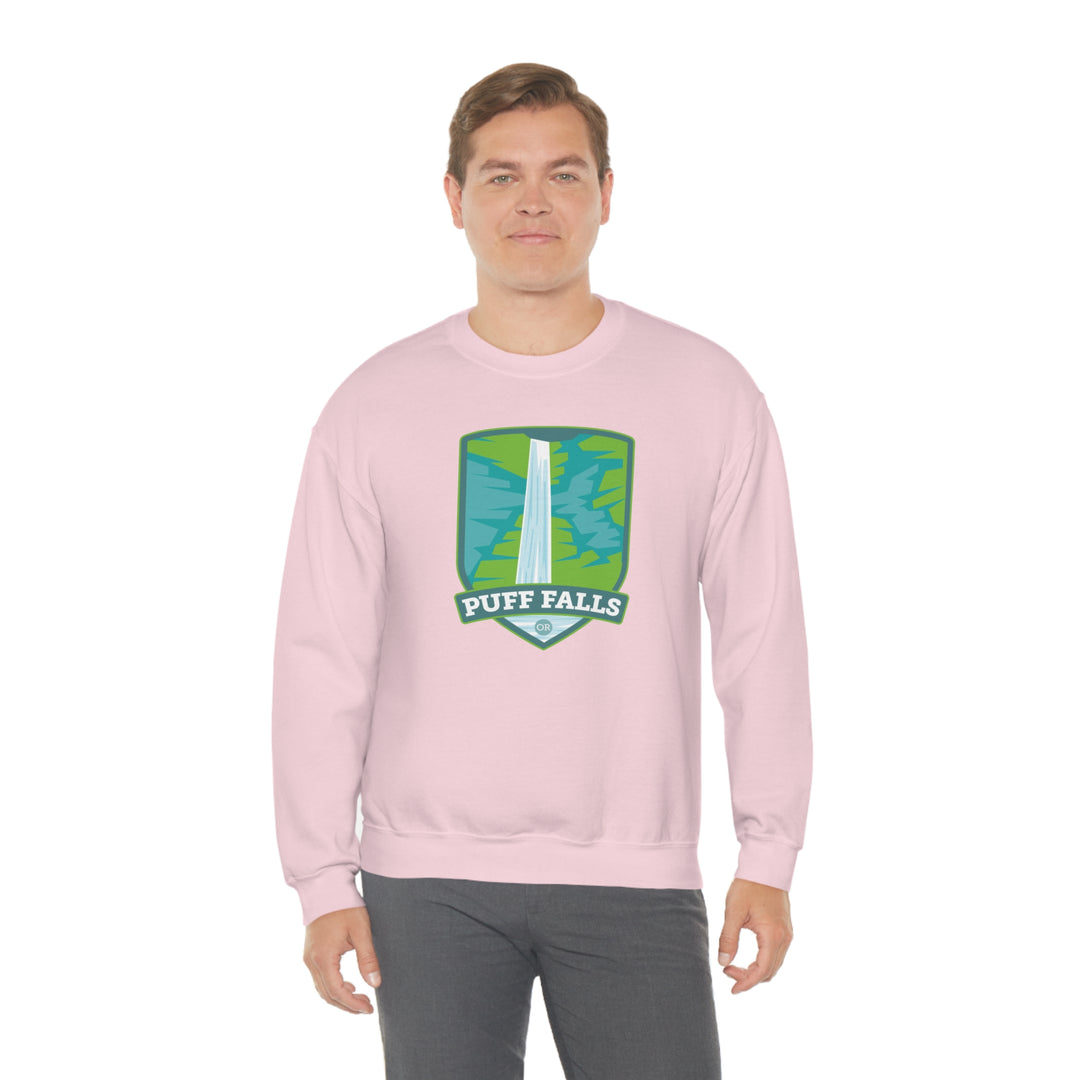 Puff Falls - Oregon Unisex Heavy Blend Crewneck Sweatshirt