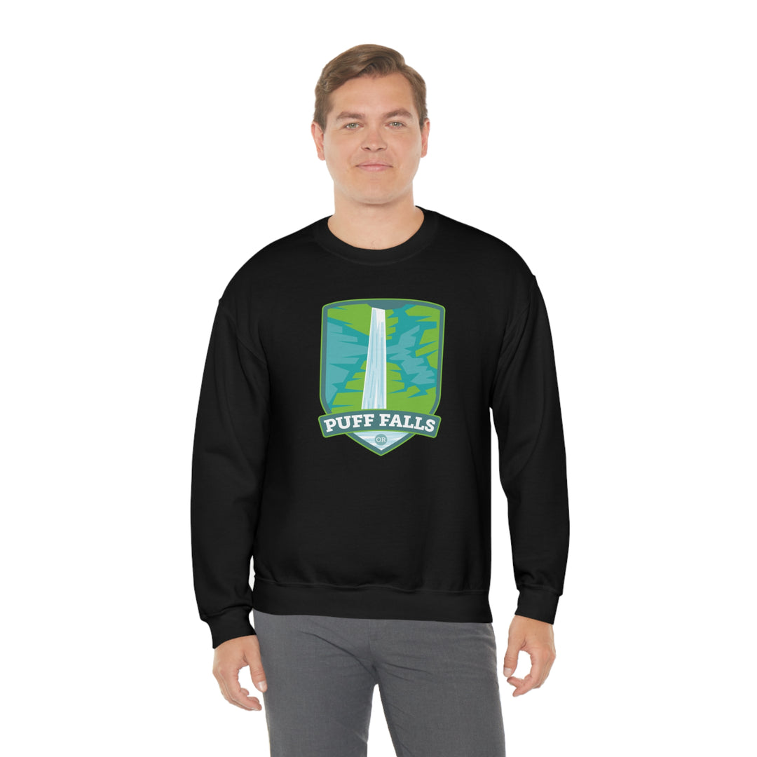 Puff Falls - Oregon Unisex Heavy Blend Crewneck Sweatshirt