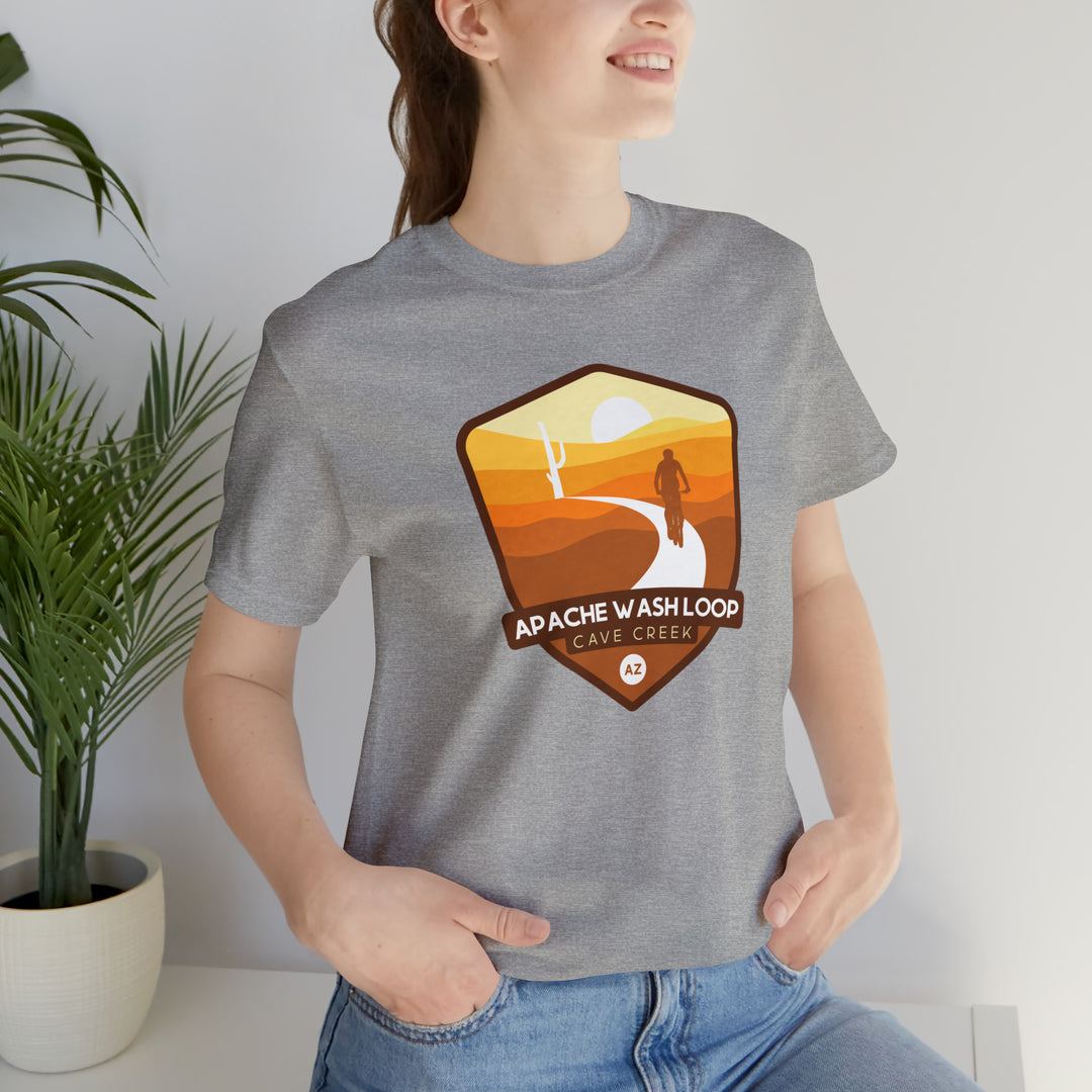 Apache Wash Loop - Cave Creek, Arizona Unisex T-Shirt hiker gift - Utah