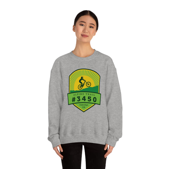 Alpine Trail #3450 - Oakridge, Oregon Unisex Heavy Blend Crewneck Sweatshirt