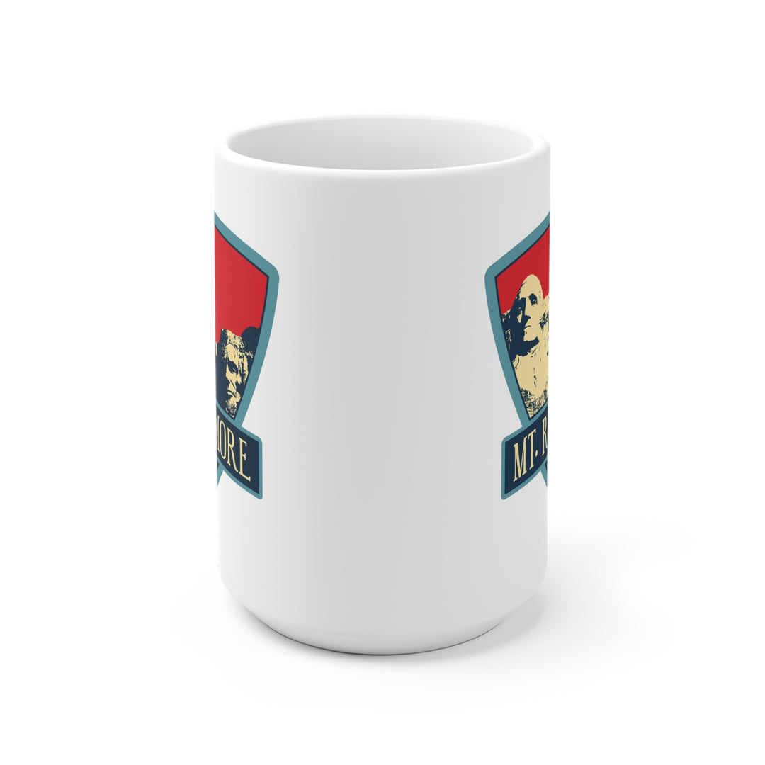 Mt. Rushmore White Ceramic Mug